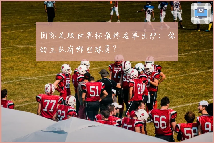 国际足联世界杯最终名单出炉：你的主队有哪些球员？
